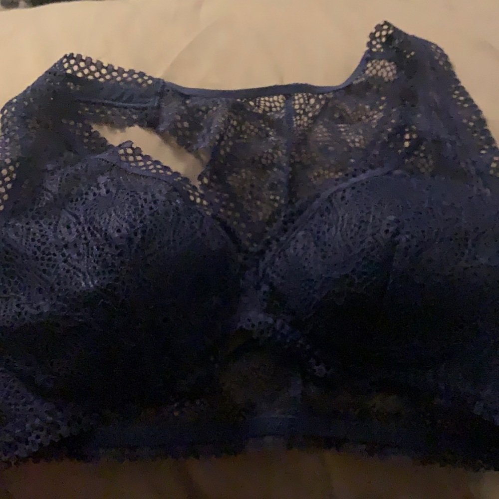 Victoria secret lace blue bralette